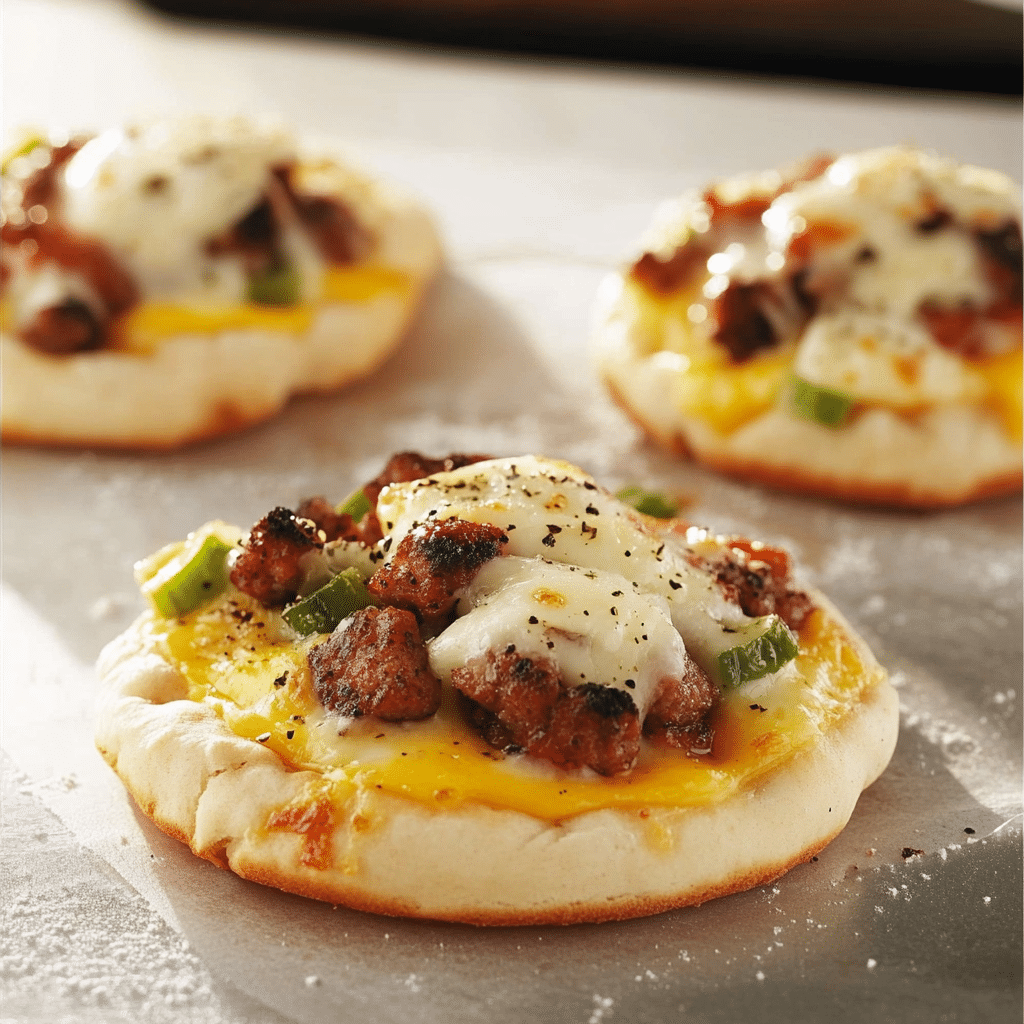 English Muffin Breakfast Pizza