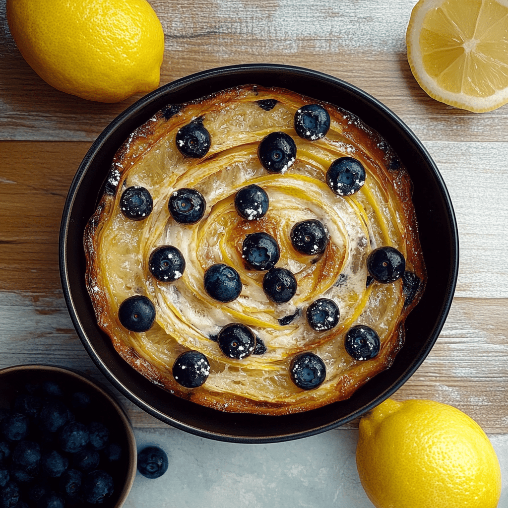 Lemon and Blueberry Soufra