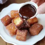 Churro Bites with Chocolate Dipping Sauce