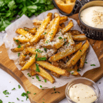Air Fryer Garlic Parmesan Fries