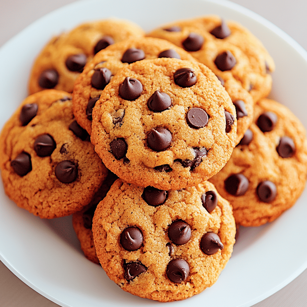 Pumpkin Chocolate Chip Cookies