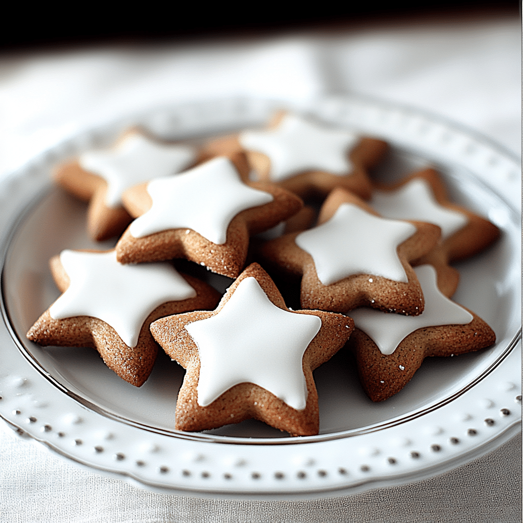 Gingerbread Star Cookies