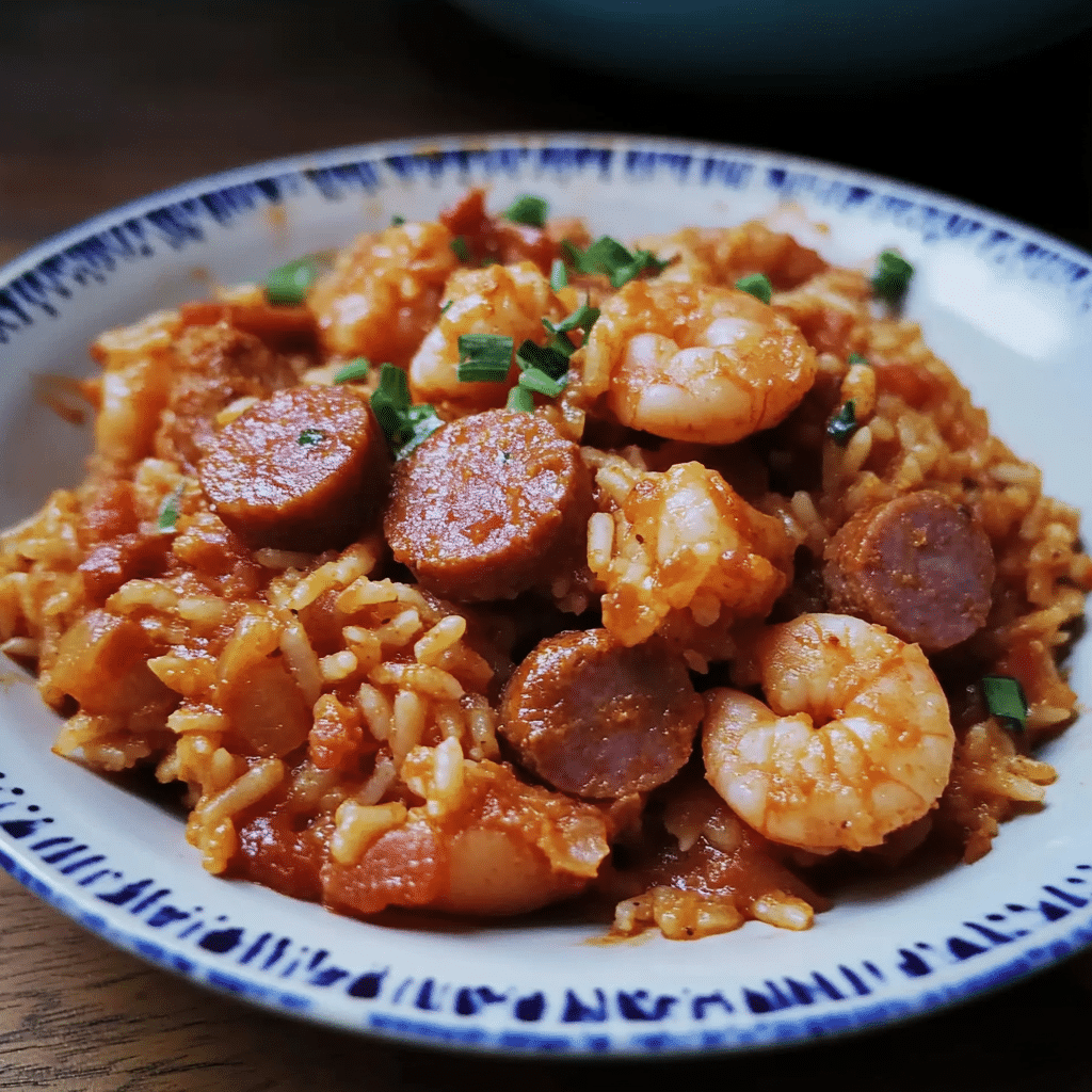 Shrimp and Sausage Jambalaya