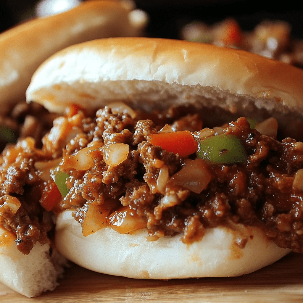 Philly Cheesesteak Sloppy Joes