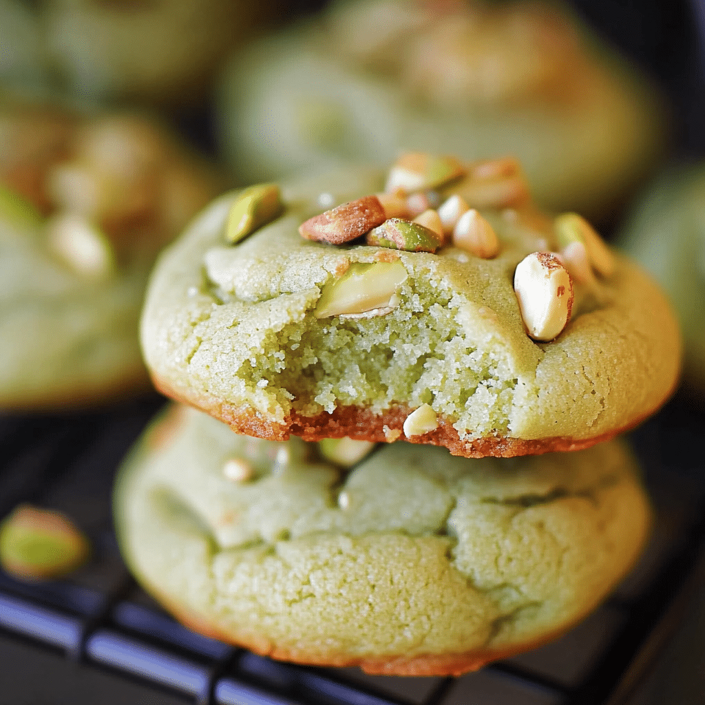 Pistachio Pudding Cookies