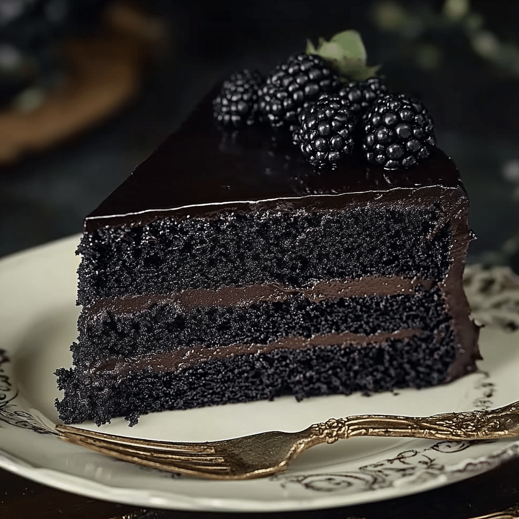 Luxurious Black Velvet Cake