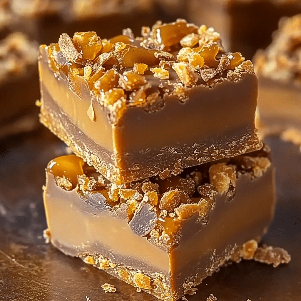 Butterfinger Caramel Crunch Fudge Recipe