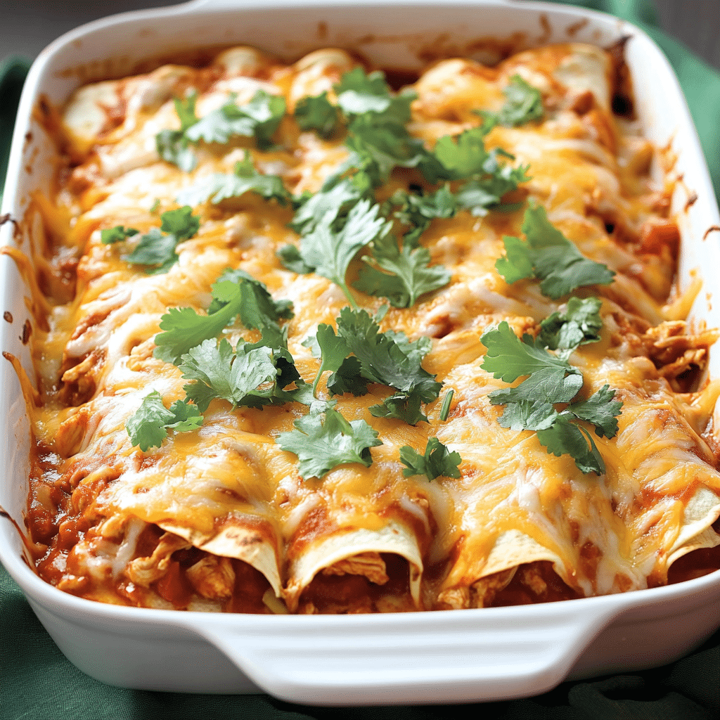 Best Ever Chicken Enchiladas Recipe