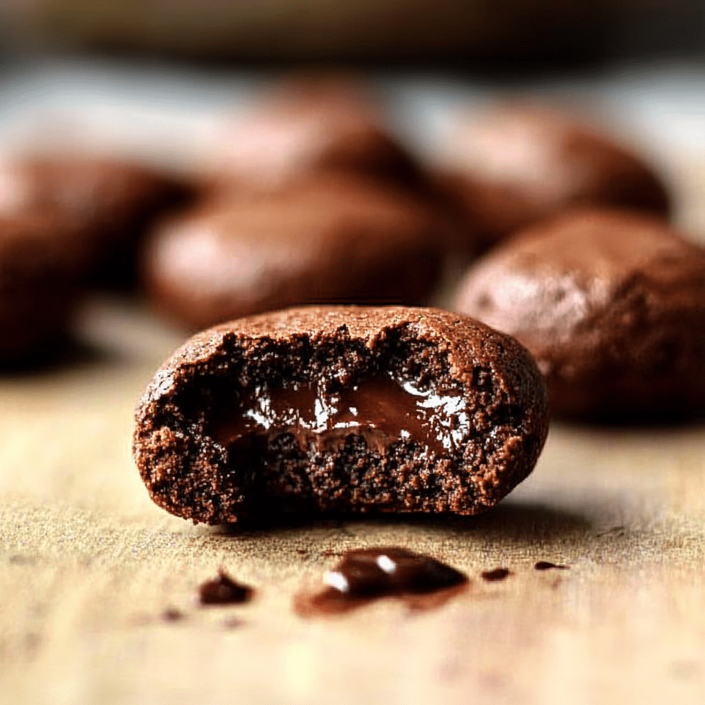 Chocolate Lava Brownie Cookies