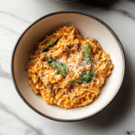 Ground Beef Orzo