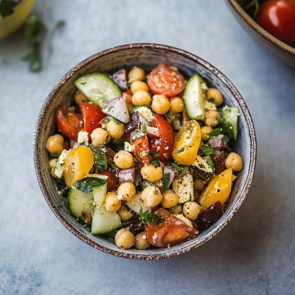 Mediterranean Chickpea Salad