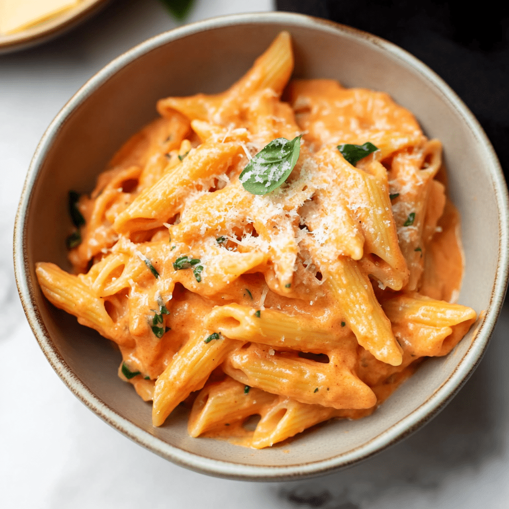 Super Easy Creamy Tomato Pasta