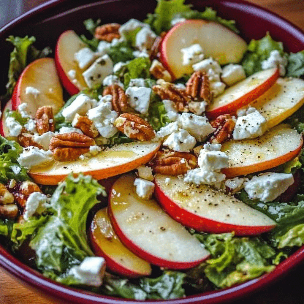 Autumn Harvest Honeycrisp Apple and Feta Salad