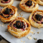 Blackberry Brie Pinwheel Recipe
