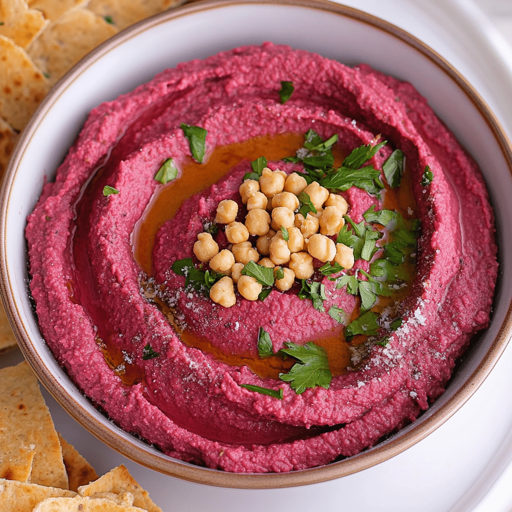 Pink Beet Hummus