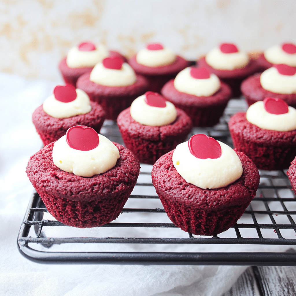 Red Velvet Cookie Cups