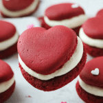 Valentine’s Red Velvet Whoopie Pies