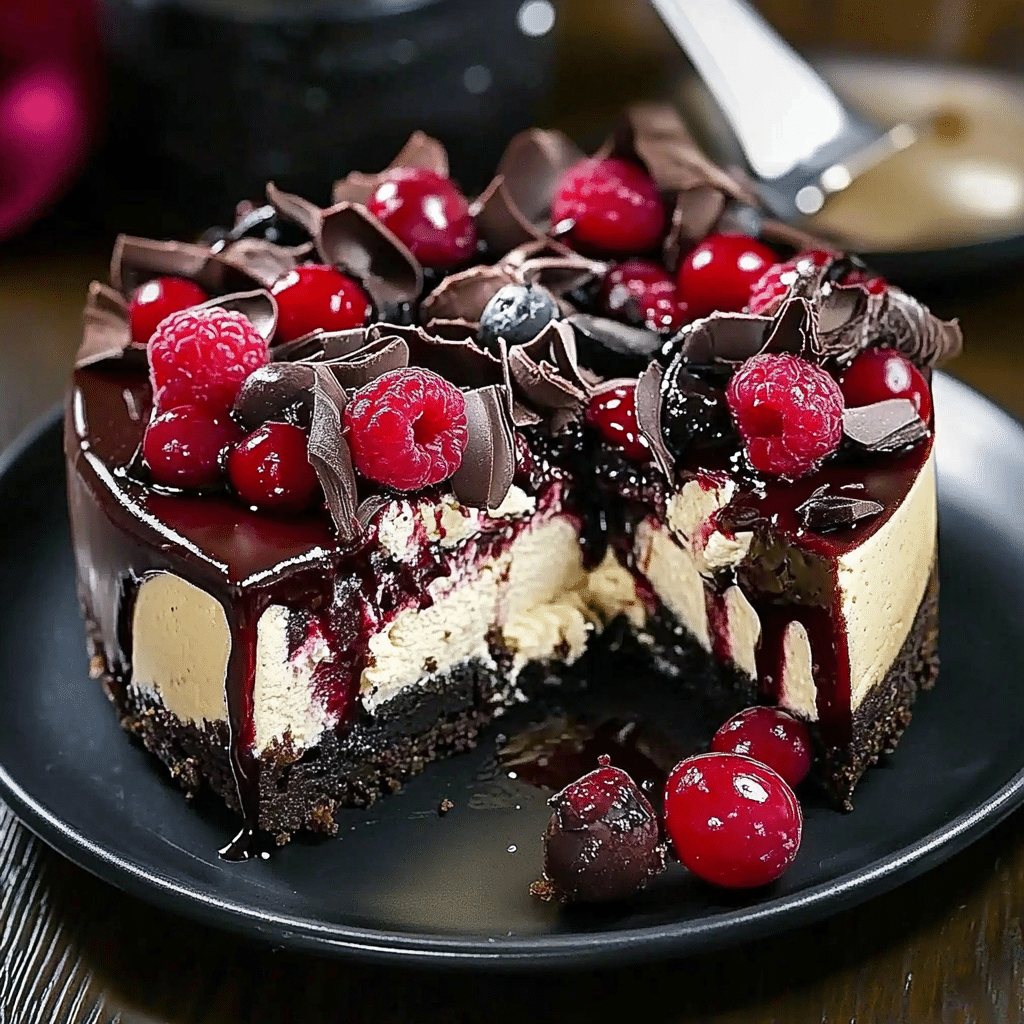 Black Forest Cheesecake Symphony