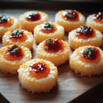 Cheesy Thumbprint Appetizers with Hot Pepper Jelly