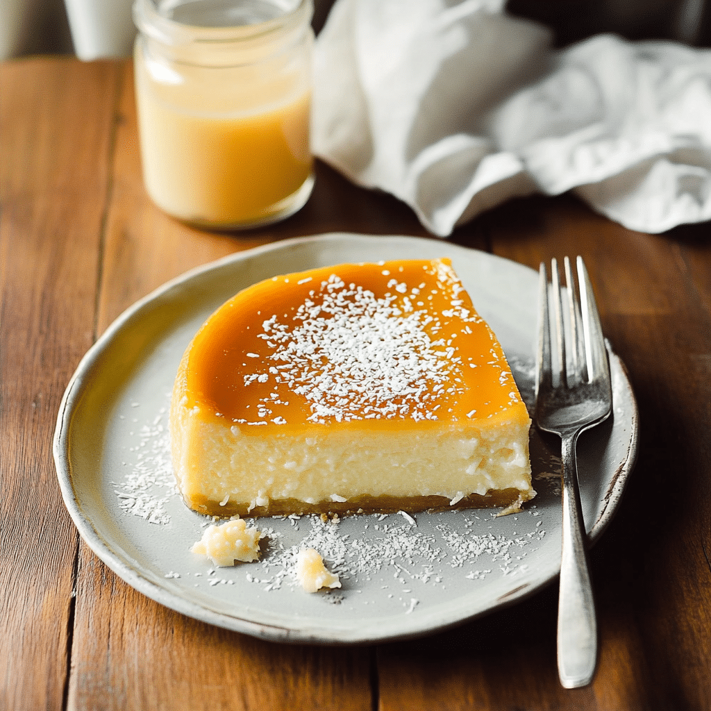 French Antilles Coconut Flan