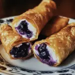 Blueberry Cream Cheese Egg Rolls