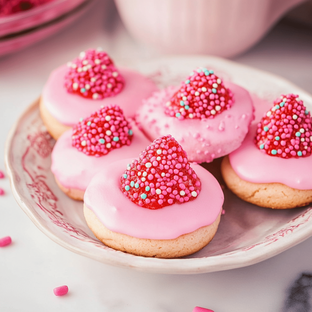 Strawberry Kiss Cookies