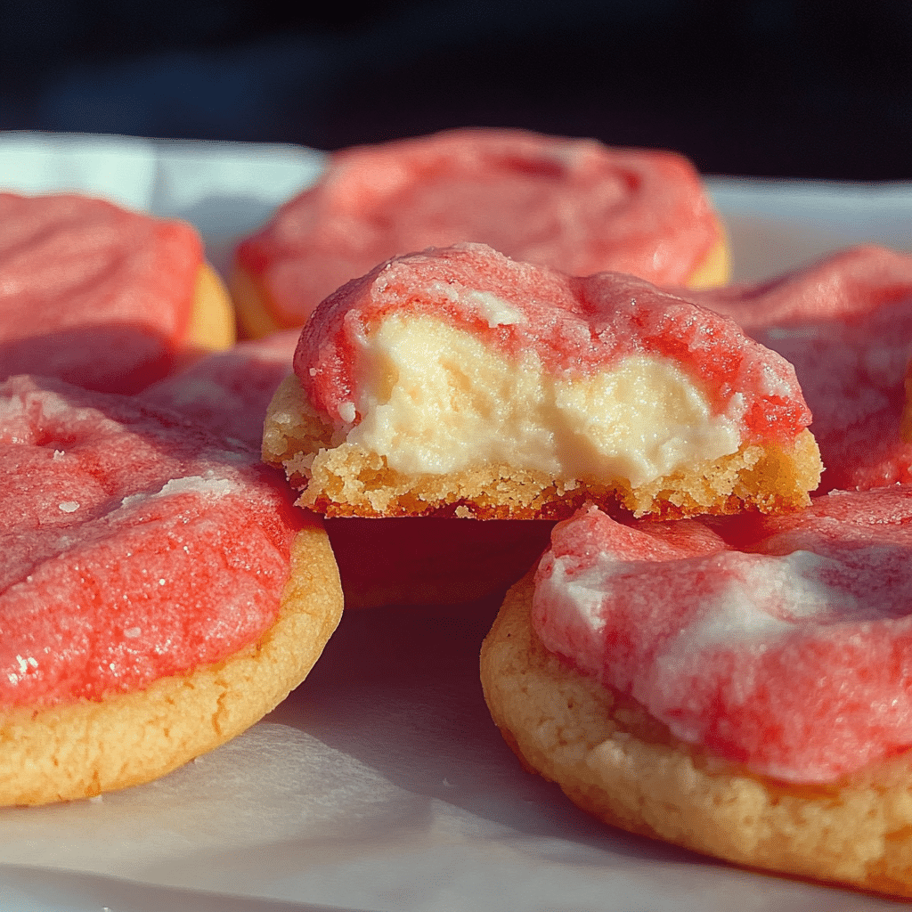 Strawberry Cheesecake Cookies