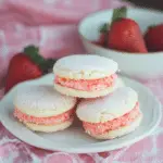 Soft Strawberry Cake Mix Sandwich Cookies