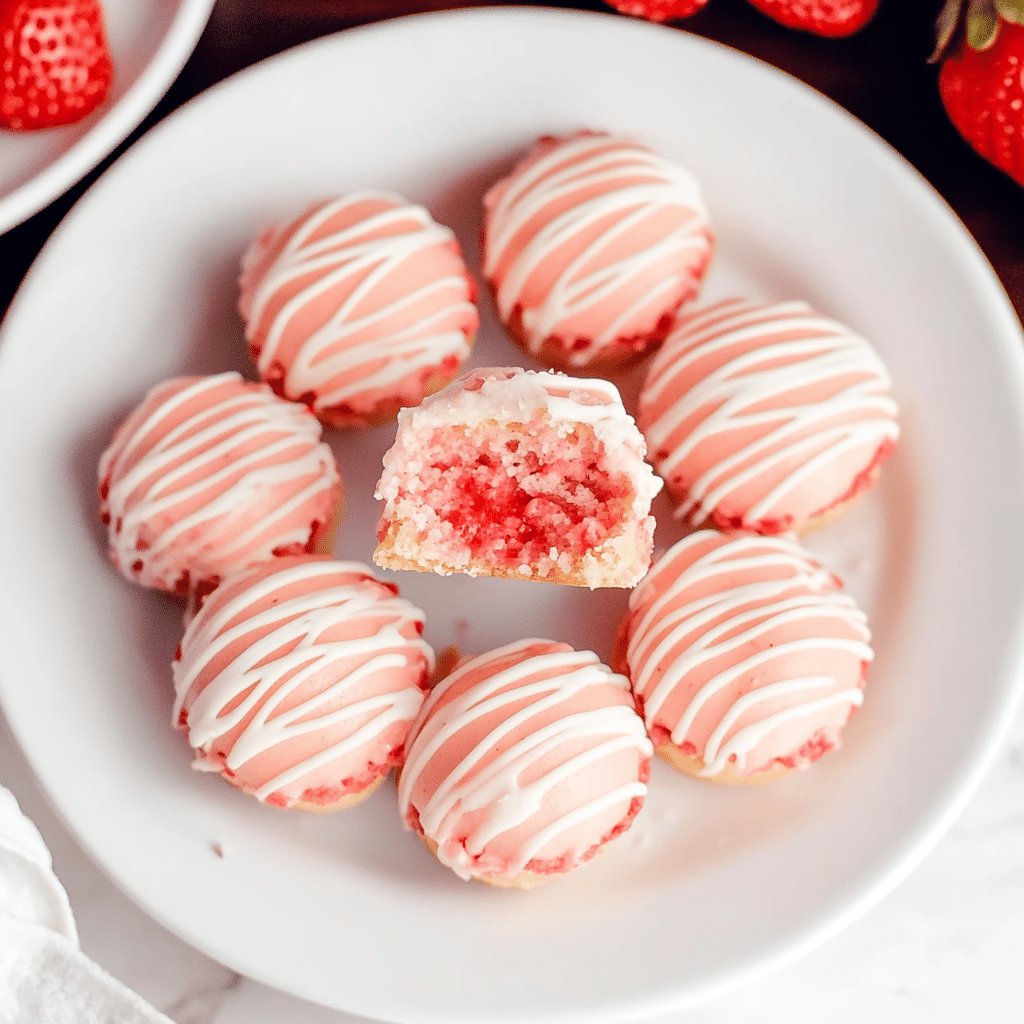 Strawberry Cheesecake Bites