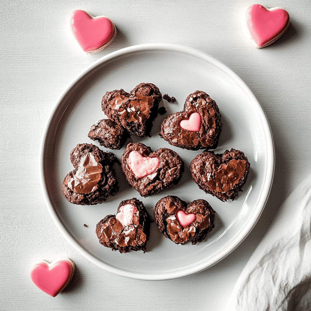 Heart Shaped Brownies