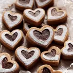 Nutella Linzer Heart Cookies