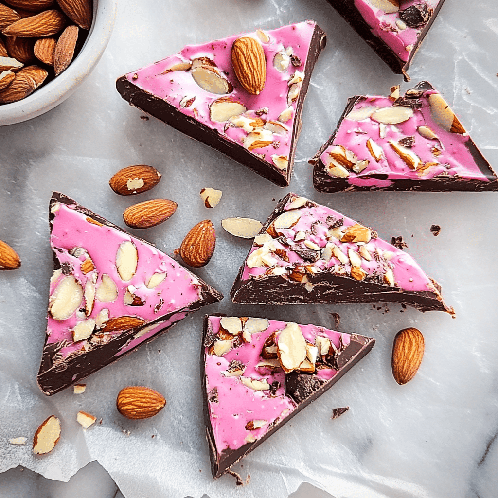 Spicy Chocolate Bark with Chipotle and Almonds