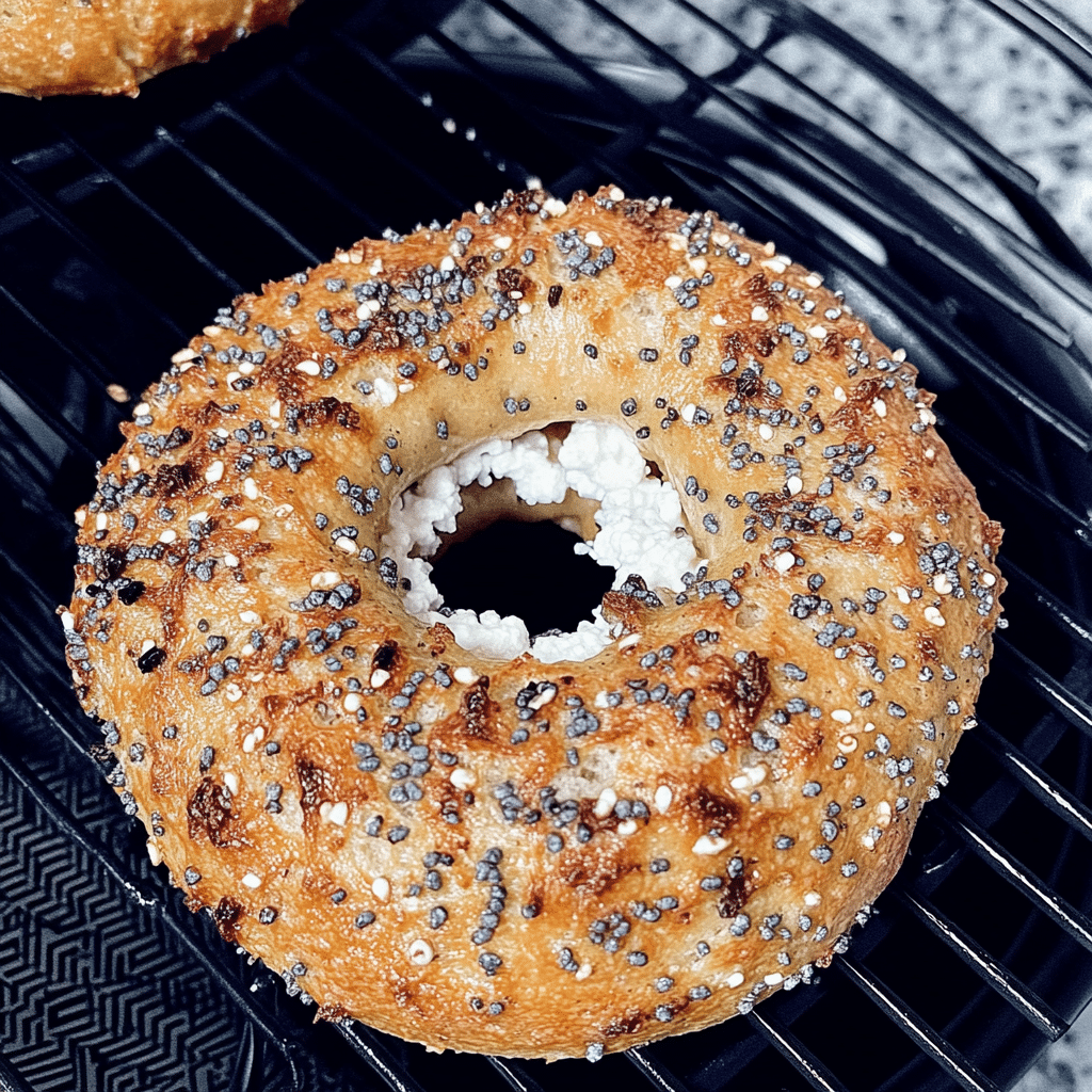 Protein Bagels with Cottage Cheese