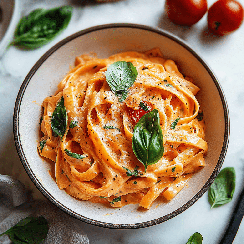 Easy One Pot Creamy Tomato Pasta