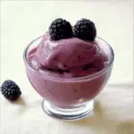 Blackberry-Banana Ice Cream