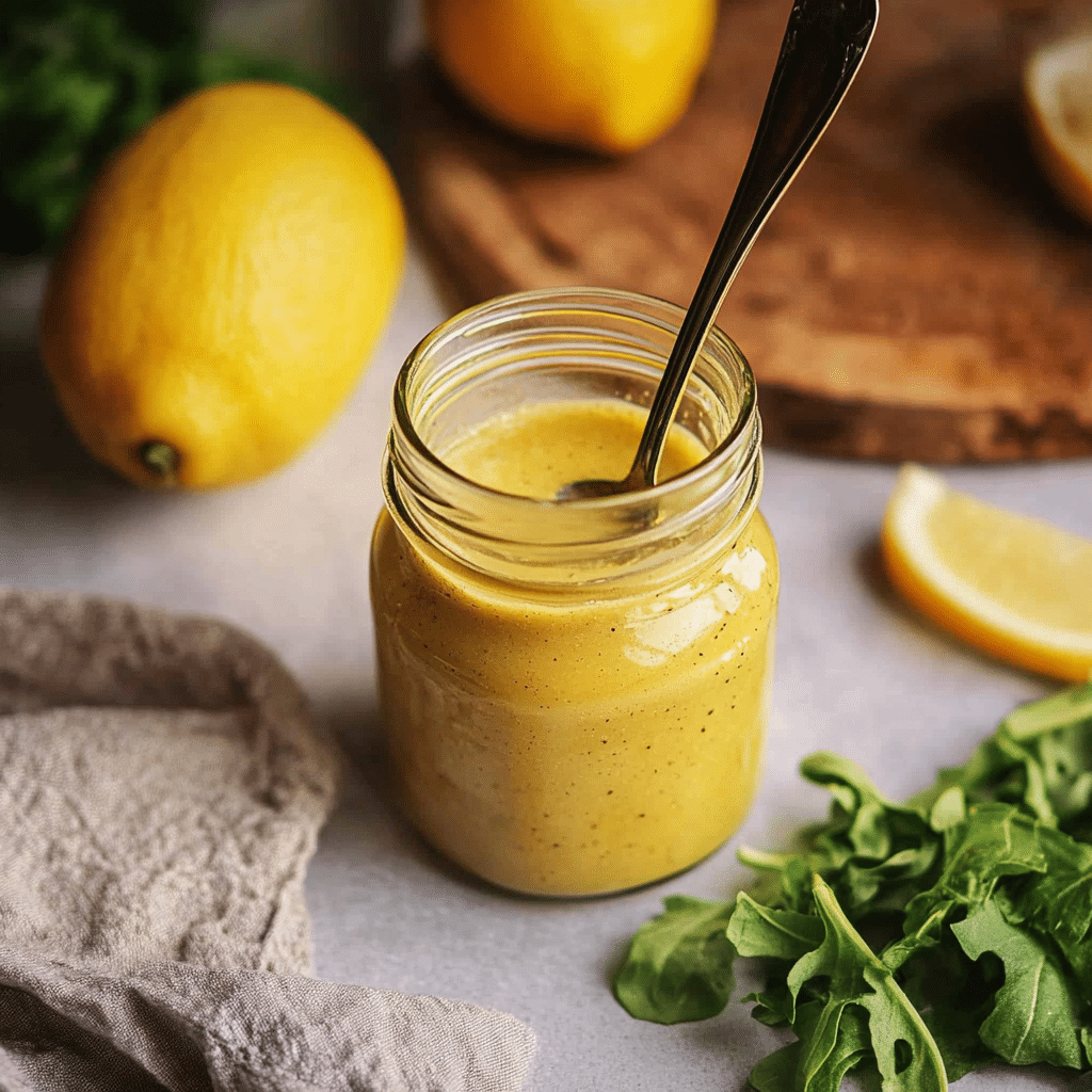 Honey Lemon Vinaigrette Salad Dressing