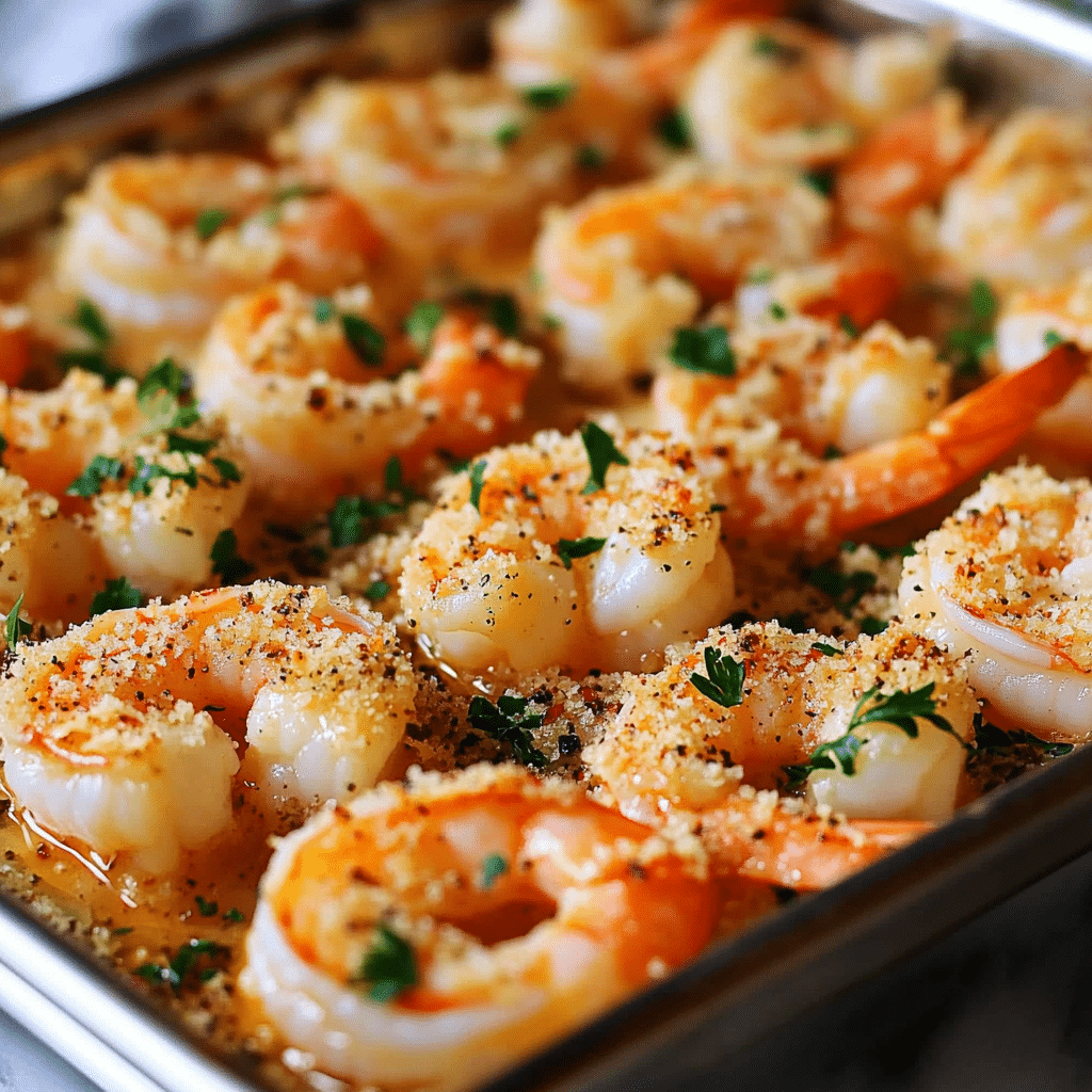 Baked Garlic Parmesan Shrimp