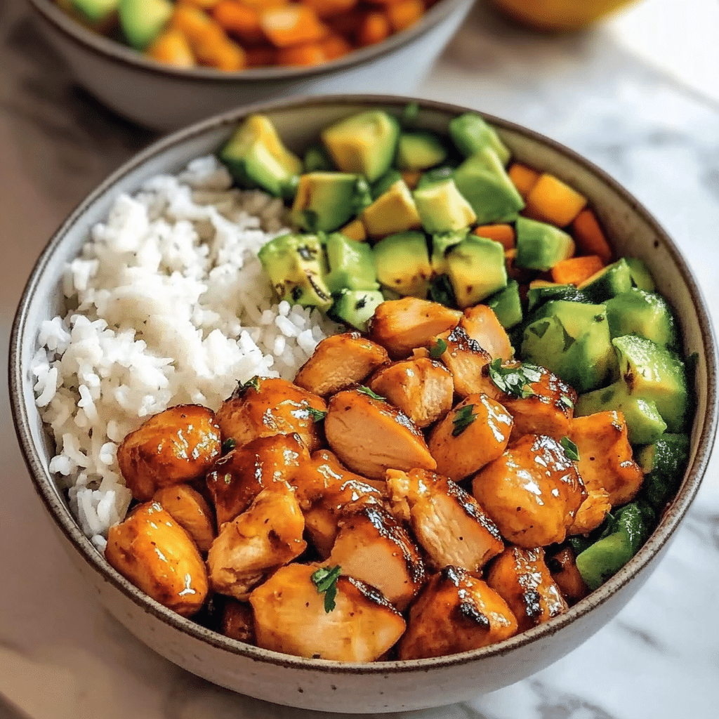 Hot Honey Chicken Bowls