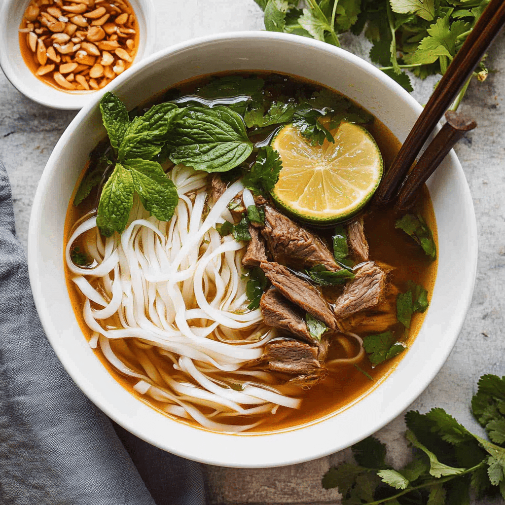 Vietnamese Noodle Soup (Pho)