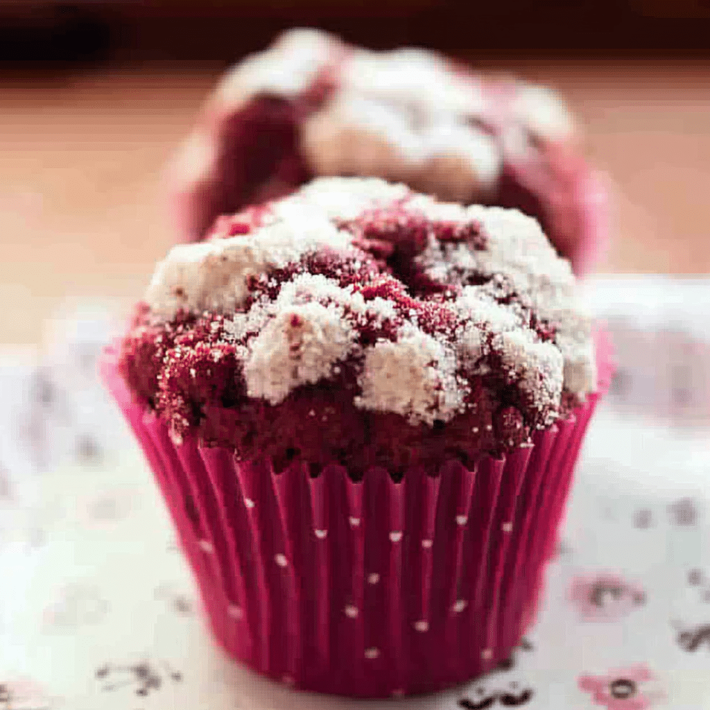Red Velvet Cream Cheese Muffins