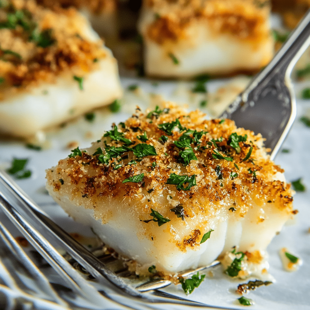 Parmesan Crusted Cod Recipe