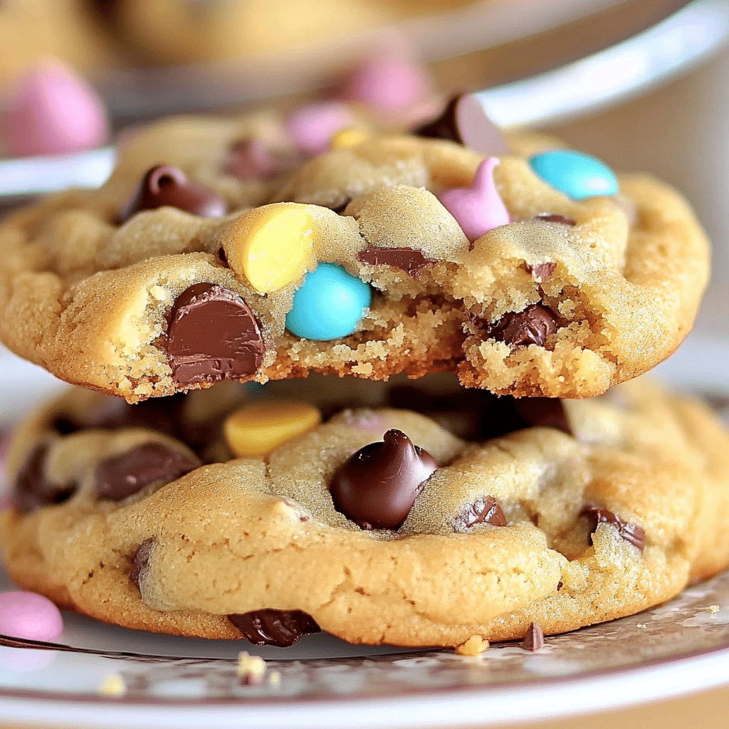 THE BEST EASTER CHOCOLATE CHIP COOKIES