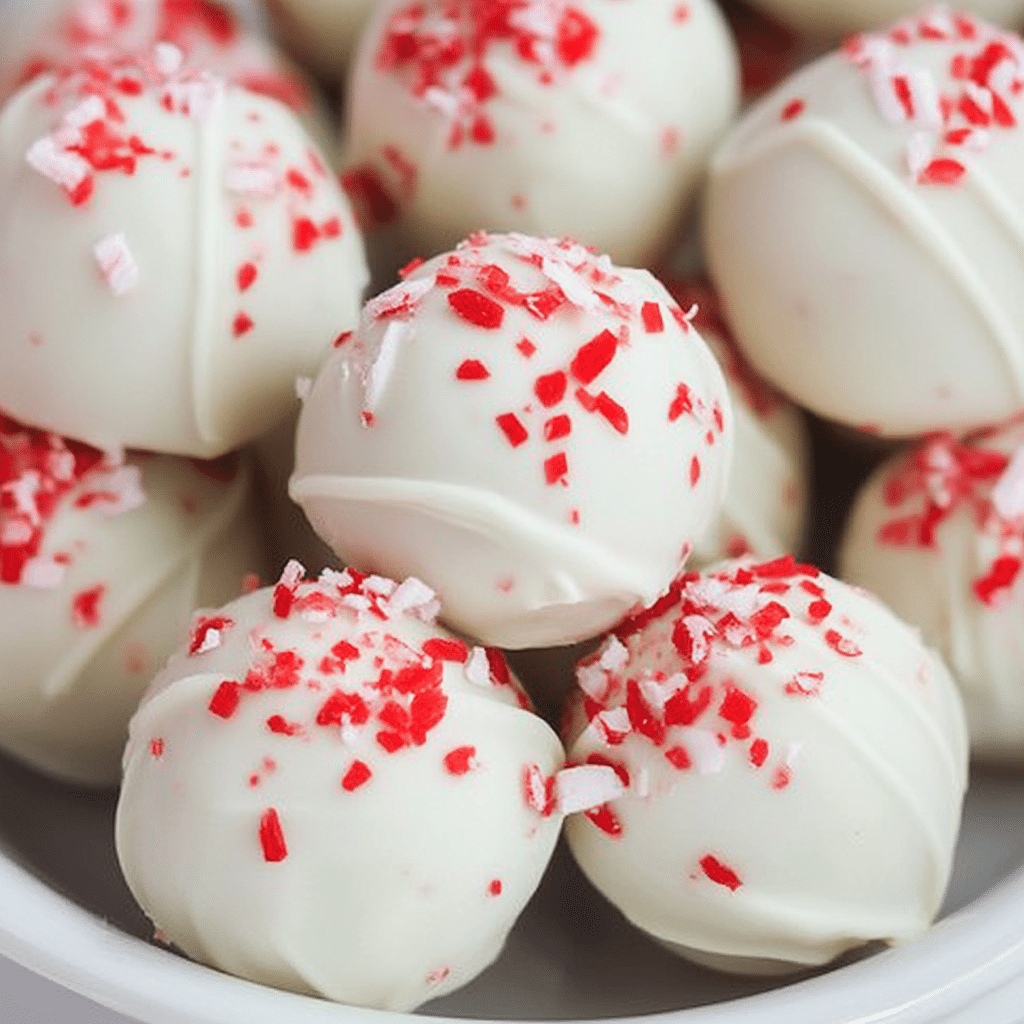 Peppermint Oreo Truffles