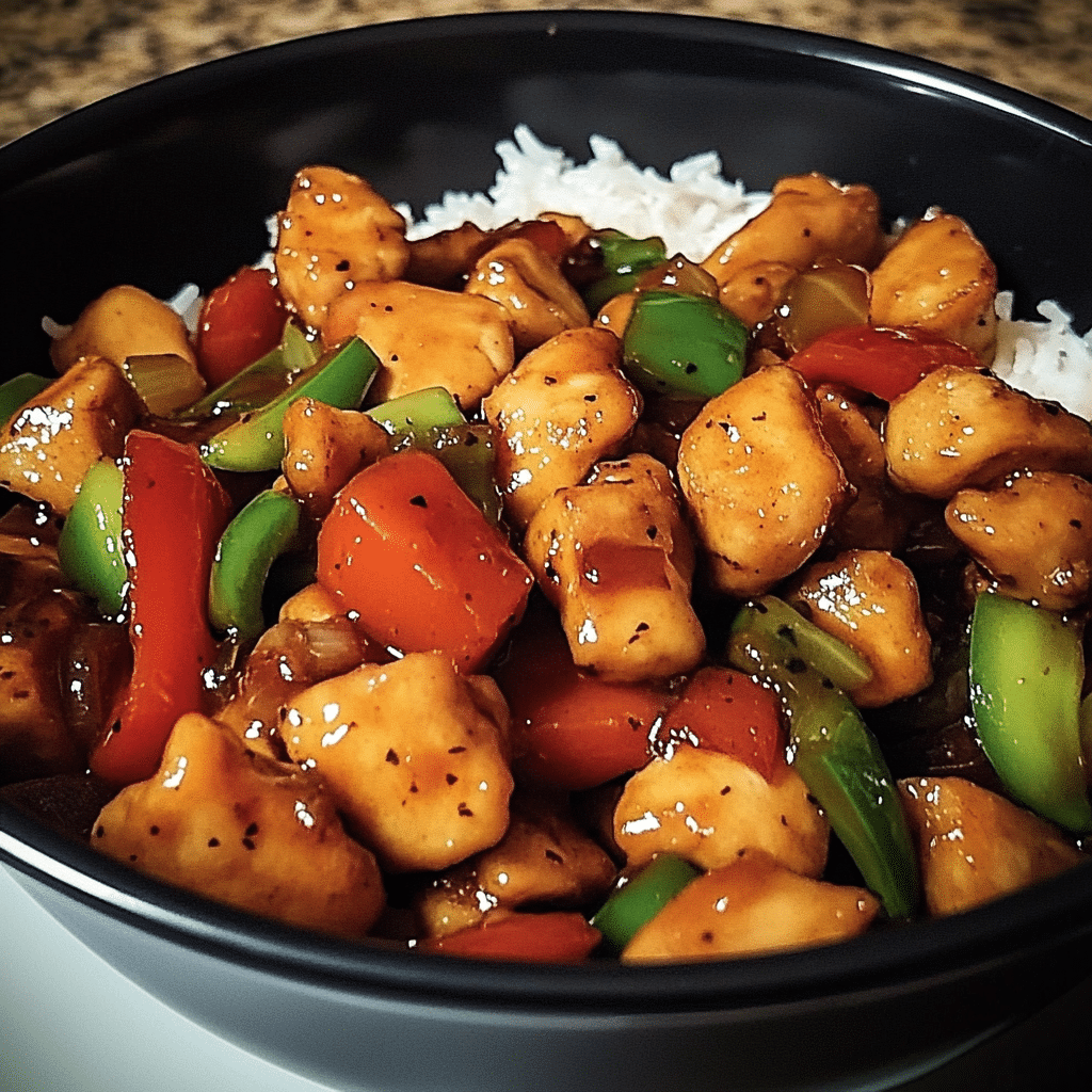 Honey Garlic Chicken Stir Fry