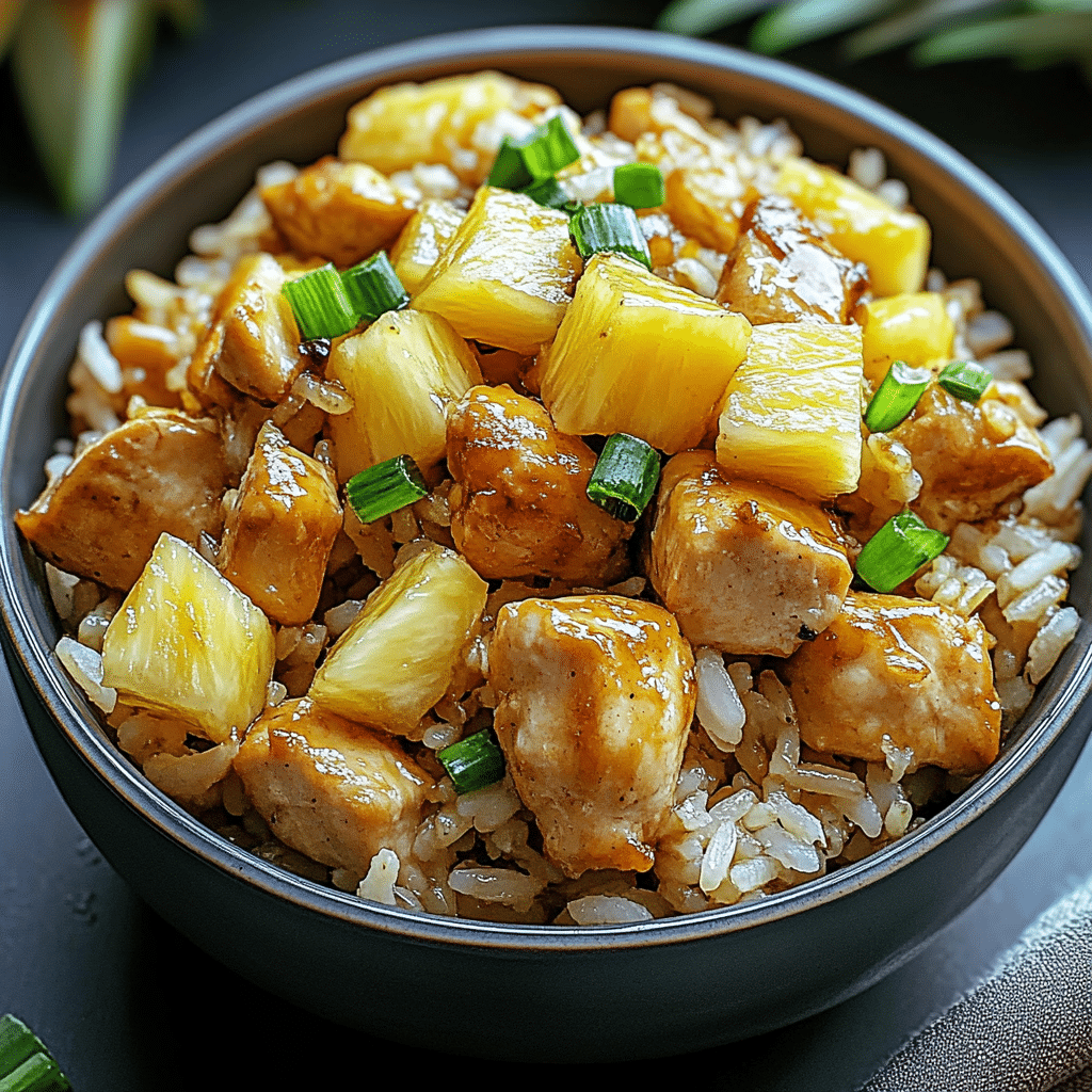 Pineapple Chicken and Rice