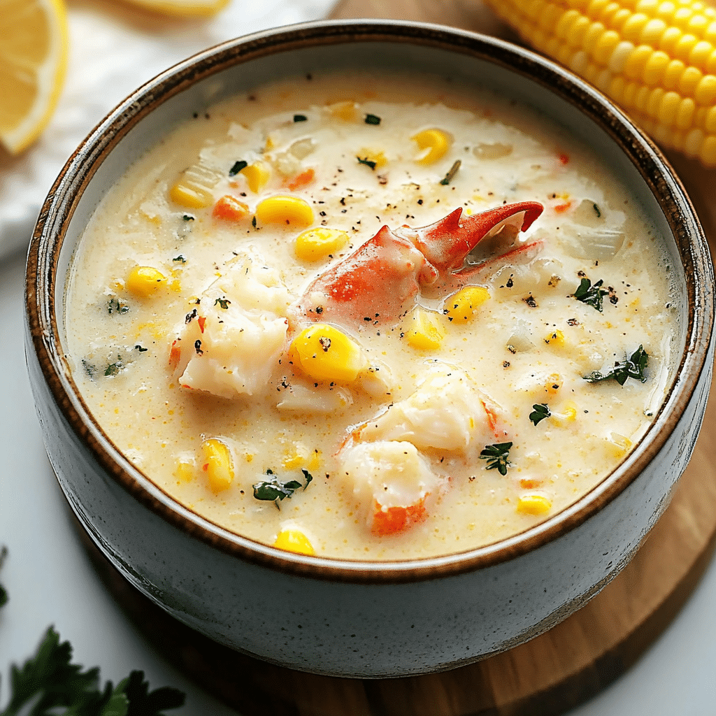 Bobby Flay’s Crab & Corn Chowder