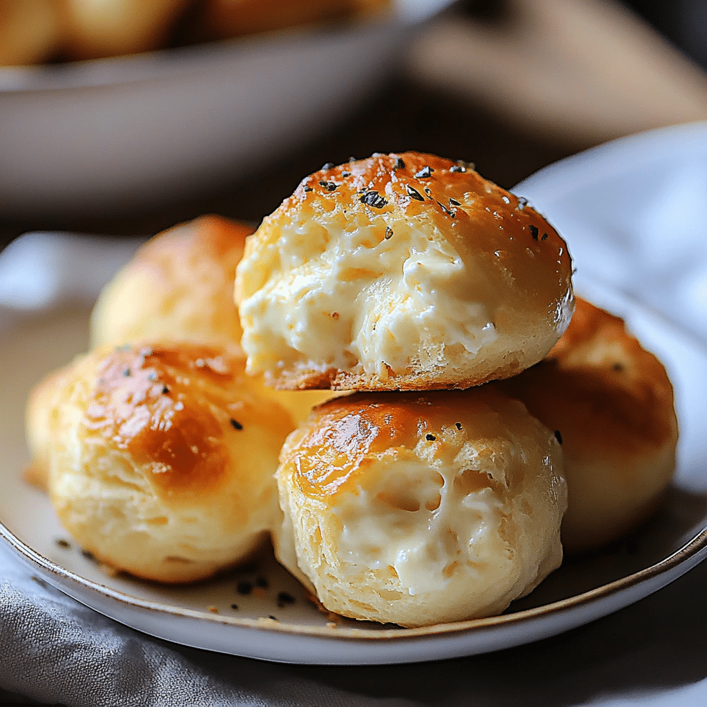 Gooey Mozzarella Biscuit Bombs