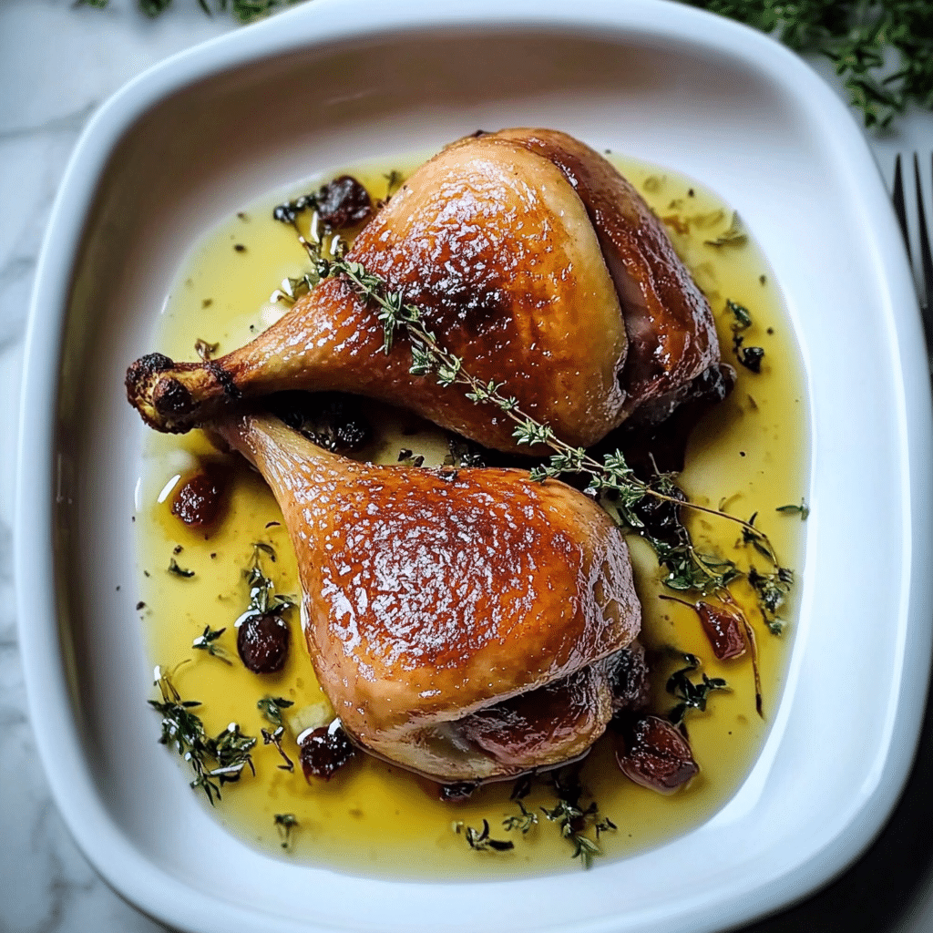 French-Style Duck Confit with Crispy Skin