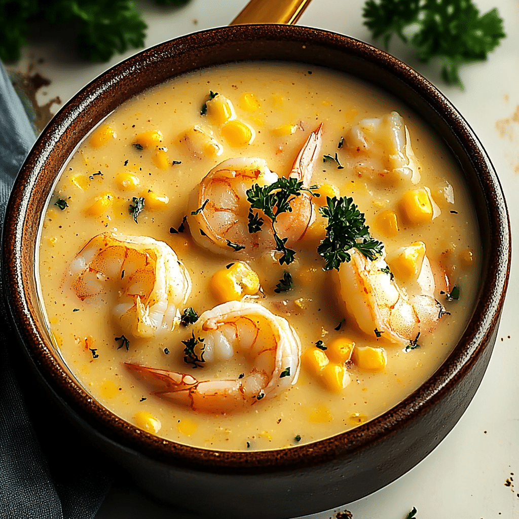 New Orleans Shrimp and Corn Bisque