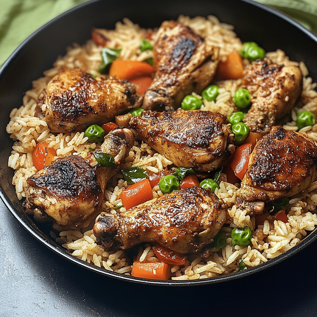 Caribbean Jerk Chicken and Rice